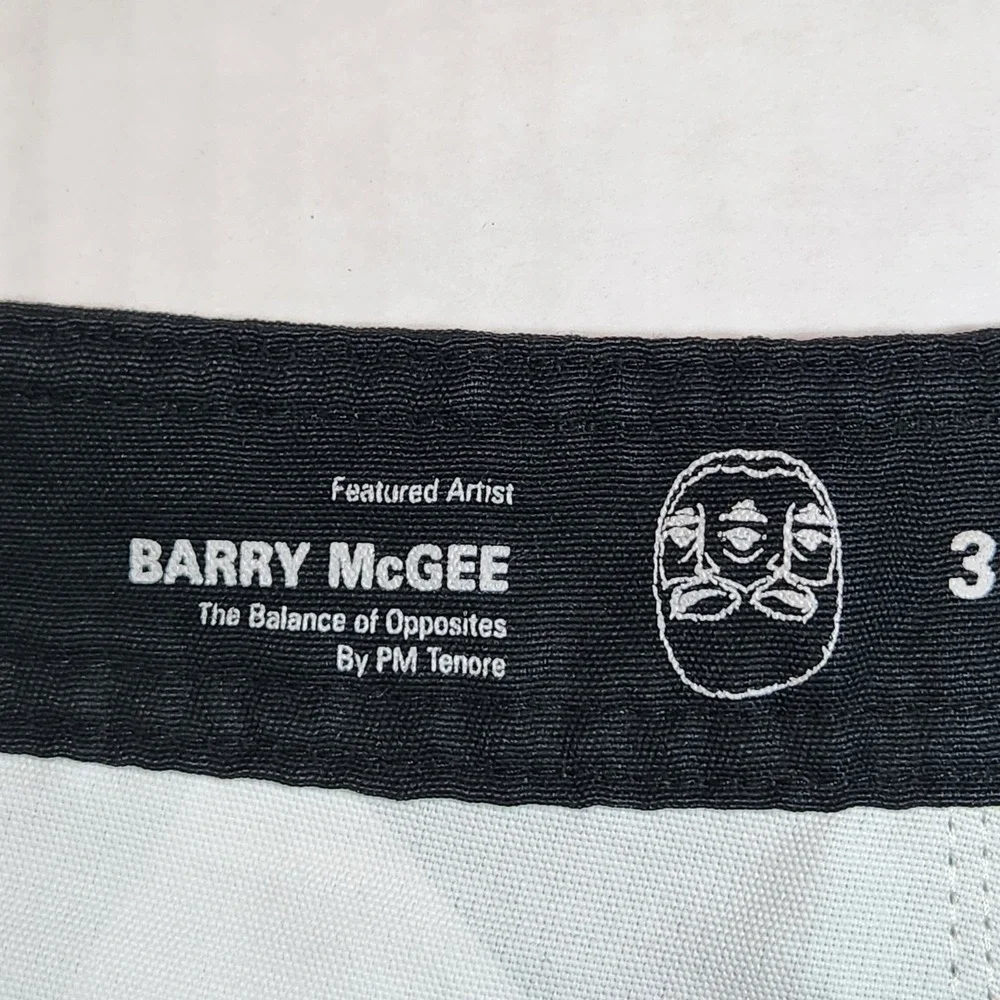 RVCA Barry McGee Artist Network Program Board Shorts Mens 36 Geometric Triangle